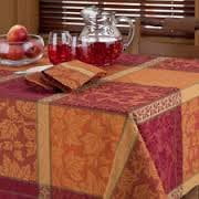 70-Inch Round Bardwill Linens PartialUpdate Montvale Woven Jacquard Tablecloth 